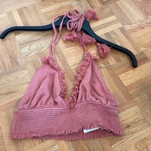 Halter crop top